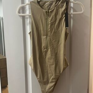 MYRA SWIM Women's Tan One Piece Swimsuit